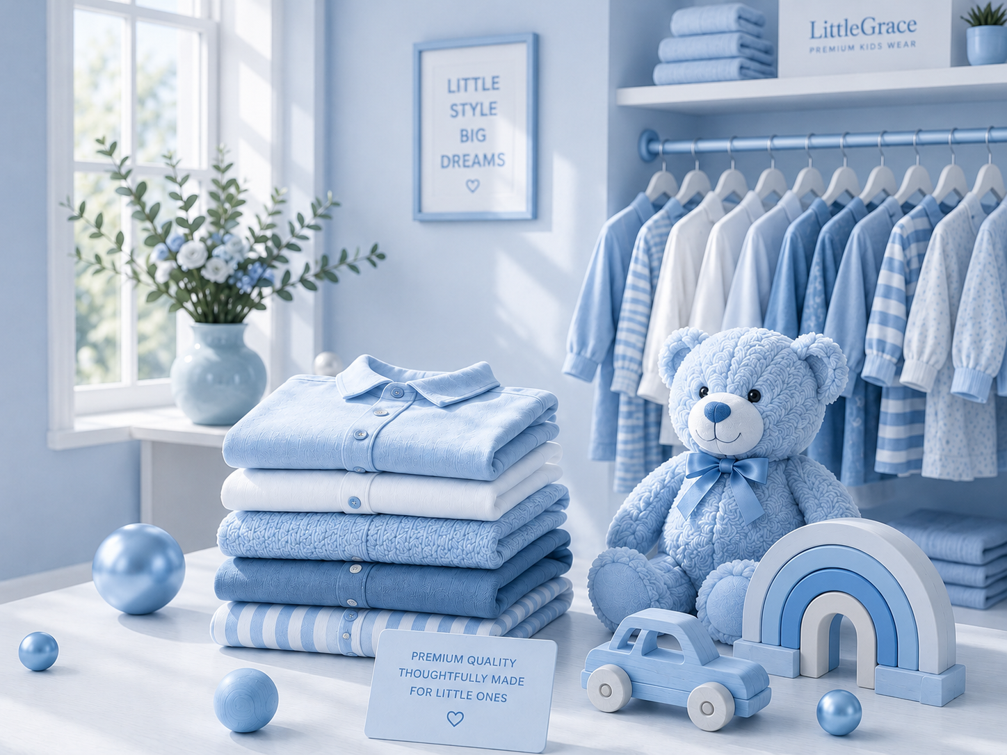 Rail of Leacot premium kids wear ready for wholesale